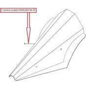 Carena sudata pentru motocoasa cu masa ML102