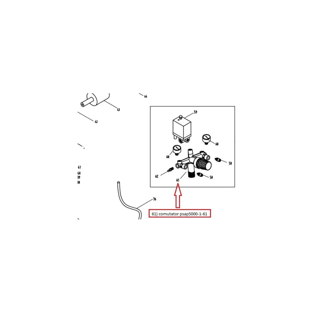 Comutator compresor AirPower 5000