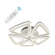 Lustra LED, 80W, dimabila cu 5 brate, 3 culori, 470mm x 85mm, telecomanda