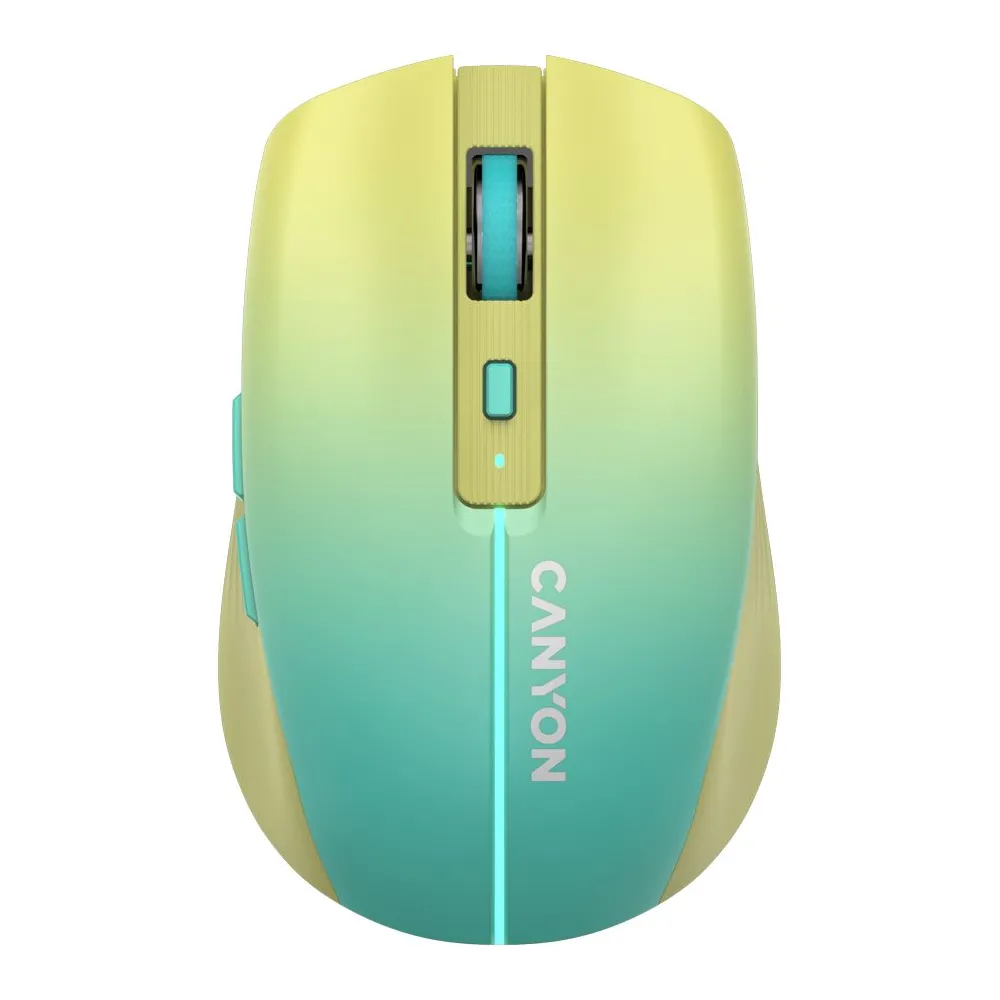 Canyon mouse mw-44  wireless charge yellow blue