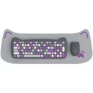 Canyon hset-w6 en keyboard+mouse kitty edition aaa+АА wireless violet