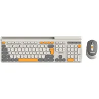 Canyon hset-w5 en keyboard+mouse aaa+aa wireless beige