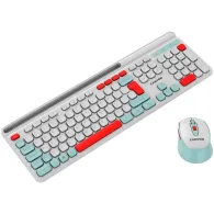 Canyon hset-w5 en keyboard+mouse aaa+aa wireless white