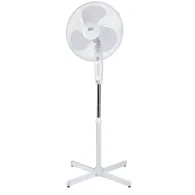 Ventilator cu picior DCG, 40cm, 40W, 3 trepte viteza, alb