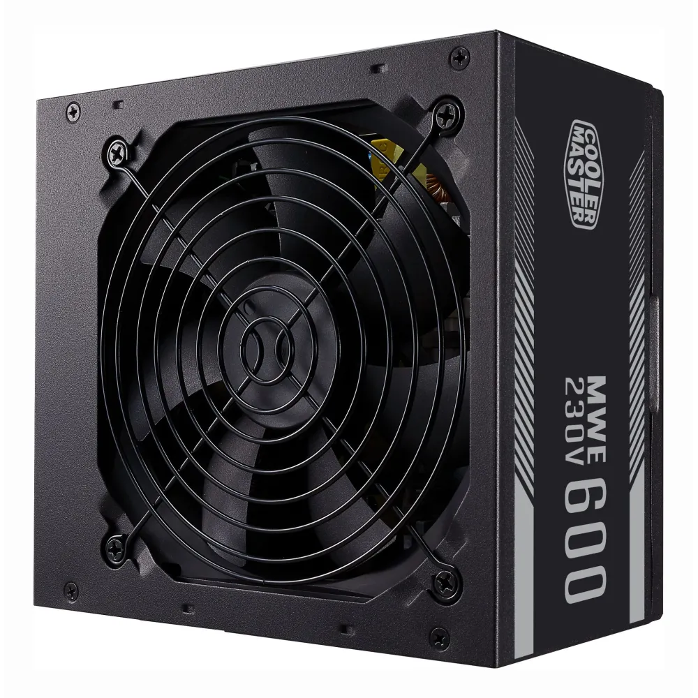 Sursa cooler master  600w (real) mwe 600 white 230v v2 silent hdb fan 120mm 80 plus 4x pci-e (6+2) 6x s-ata mpe-6001-acabw-eu  (