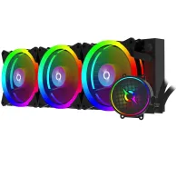 Cooler Procesor Aquarius 360 AIO Black ARGB PWM, compatibil Intel/AMD