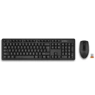 Kit tastatura si mouse a4tech gk-3+g3-330n wireless 104 taste format standard mouse 1000dpi 3/1 butoane negru 3330n (include tv 