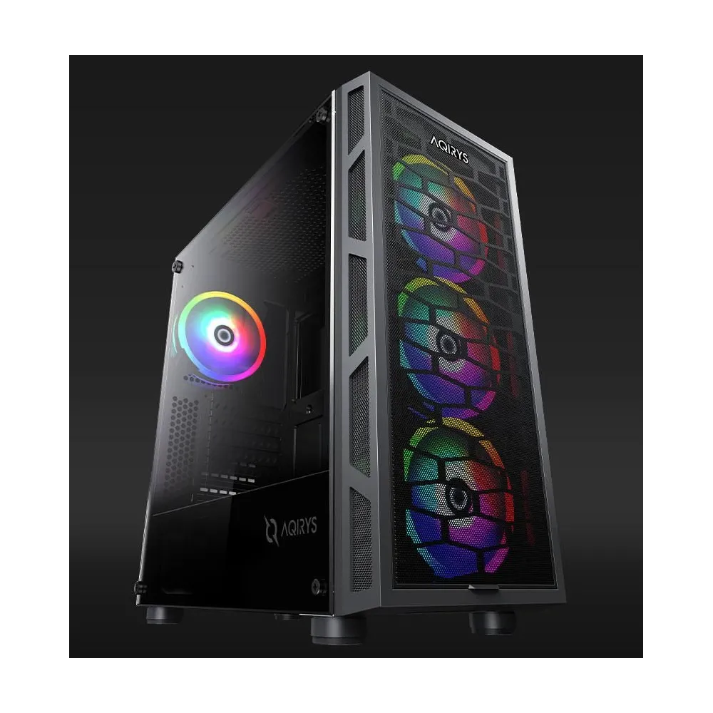 Carcasa Aqirys Arcturus Midi Tower Black RGB