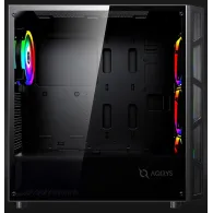 Carcasa Aqirys Arcturus Midi Tower Black RGB
