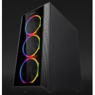 Carcasa Aqirys Meissa Midi Tower Black RGB