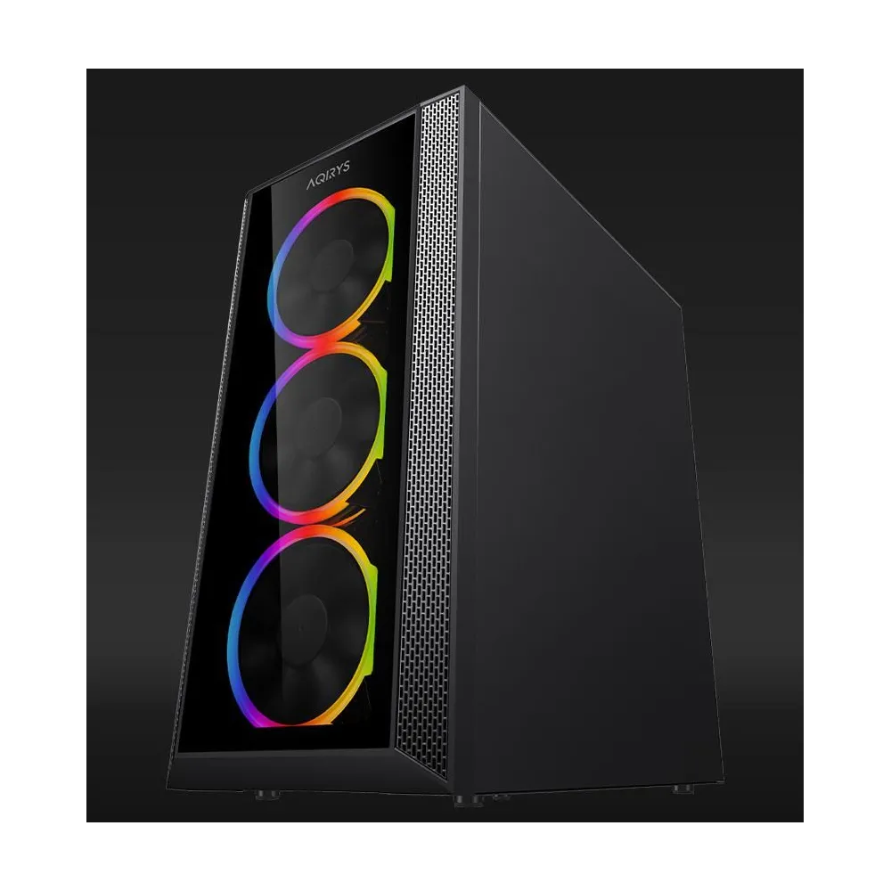 Carcasa Aqirys Meissa Midi Tower Black RGB