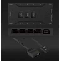 Carcasa Aqirys Meissa Midi Tower Black RGB