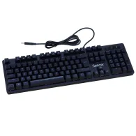Tastatura mecanica spacer usb warrior switch-uri mecanice albastre 50 mil. apasari 104 taste anti-ghosting 26 taste anti-spill b