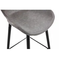 SET 2 SCAUNE DE BAR RETRO - LIGHT GREY