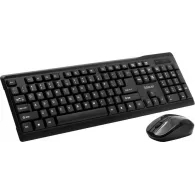 Kit wireless spacer tastatura wireless + mouse wireless black spds-1100   (include tv 0.8lei) Spacer - 1