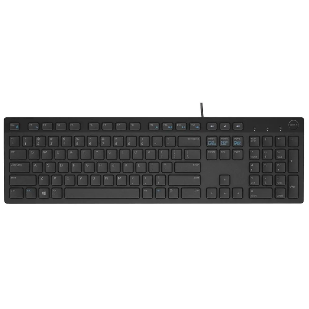 Tastaturi dell kb216 cu fir 104 taste format standard (104-108 taste) usb negru 580-adhy-05  (include tv 0.8lei) Dell - 1