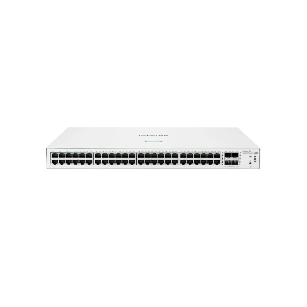 HPE Networking Instant On Switch 48p Gigabit 4p SFP 1830