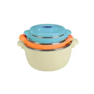 Belly beige food warmer 3 pcs set: 2+4+6l
foldable lock