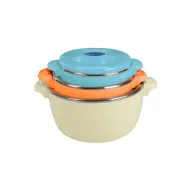 Belly beige food warmer 3 pcs set: 2+4+6l
foldable lock