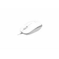 Mouse serioux cu fir optic noblesse 9800m 1000dpi alb-gri ambidextru