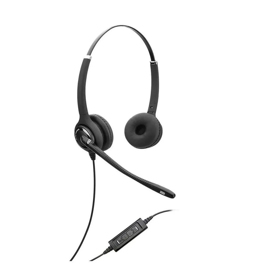 Casti cu microfon Elite HDvoice MS duo NC USB, sunet HD, negru