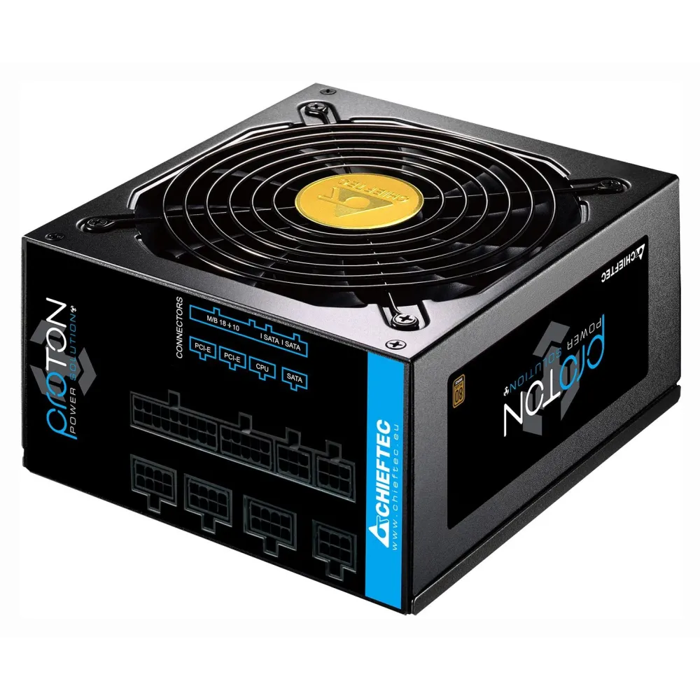 Sursa chieftec 650w (real) proton series modulara fan 14cm certificare 80plus bronze 1x cpu 4+4 4x pci-e (6+2) 6x sata bdf-650c 