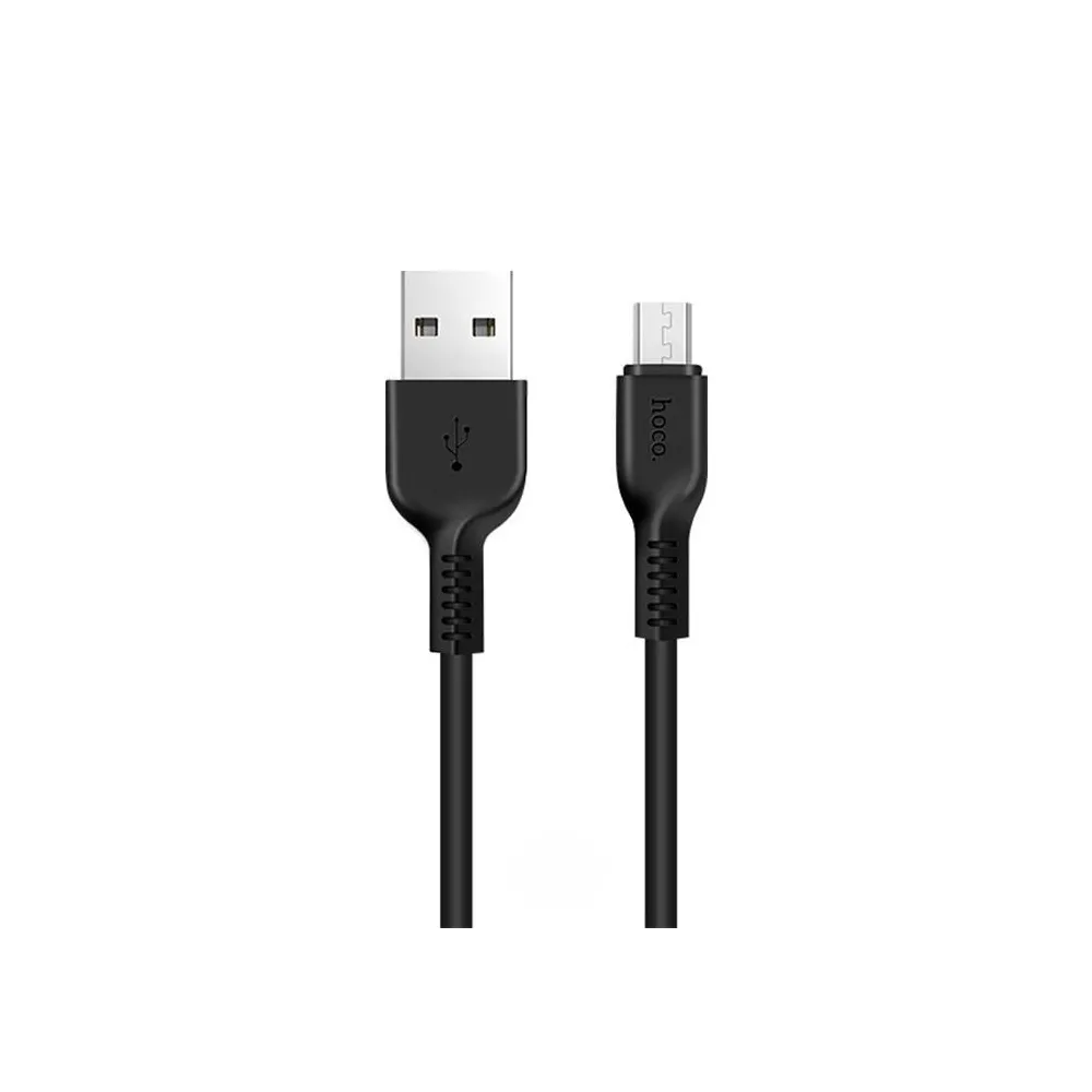Hoco X20 Flash / Cablu date Usb to MicroUSB, Silicon, 2A, 1m, Negru