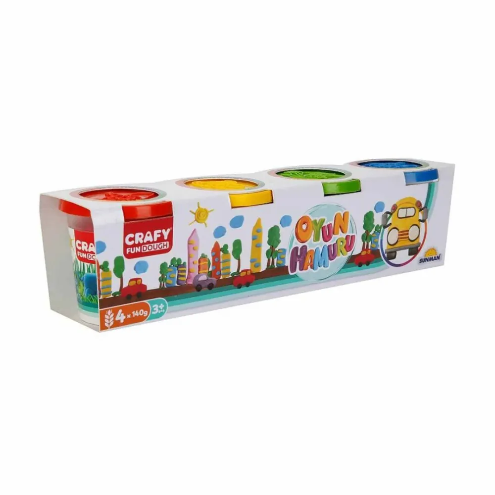 SET 4 BUCATI PASTA DE MODELAT, 560 GR.