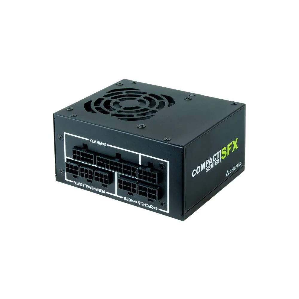 Sursa chieftec 550 (real) sfx (incl. bracket atx) modulara fan 8cm certificare 80plus gold 1x cpu 8 2x pci-e (6+2) 4x sata csn-5