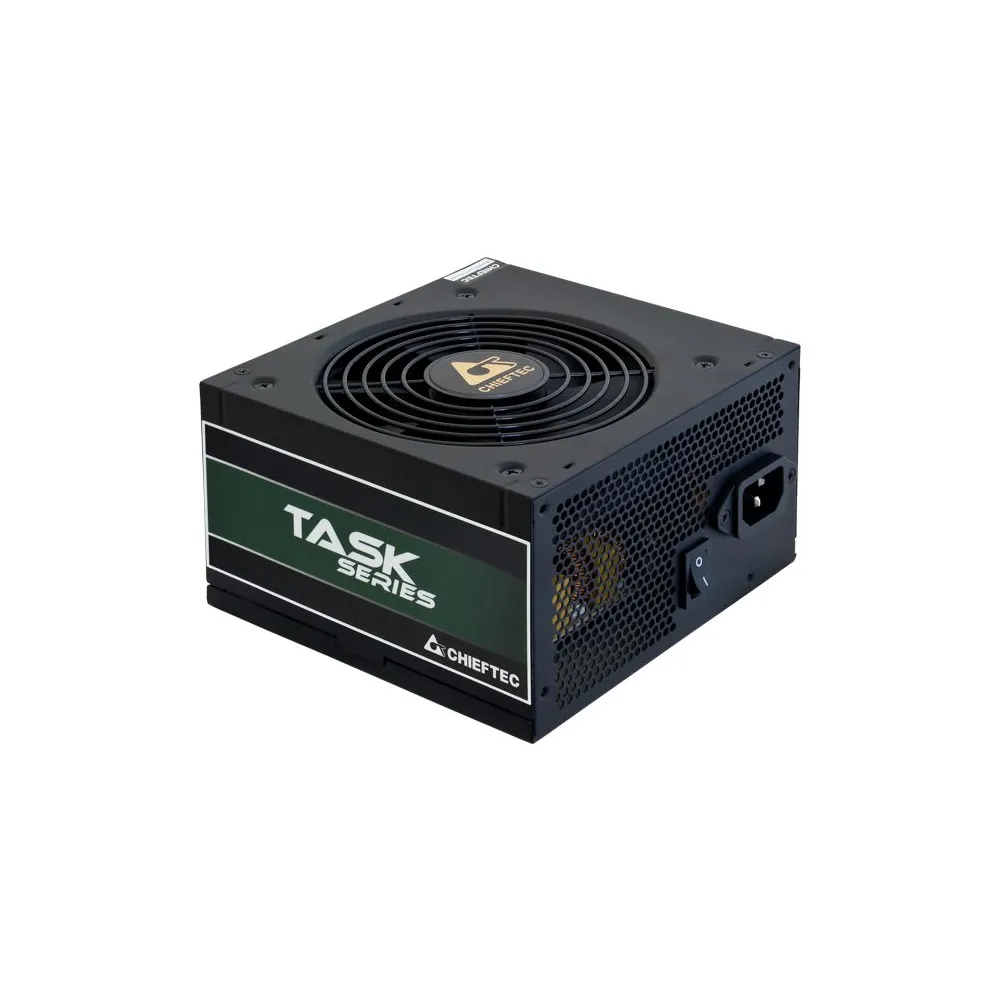 Sursa chieftec 500w (real) task series fan 12cm certificare 80plus bronze 1x cpu 4+4 1x pci-e (6+2) 5x sata tps-500s (include tv