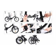 Pegas camping 20'' aluminiu 3s rosu alb