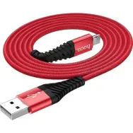 Cablu Date si Incarcare USB la Lightning HOCO X38 Cool, 1 m, Rosu