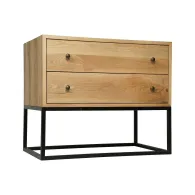 Noptiera cu 2 sertare idaho 
dimensiuni: 60x75x40 cm 
material :