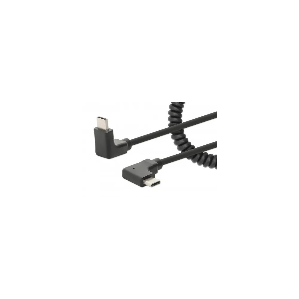 Manhattan 356213 cabluri USB 1 m USB C Negru
