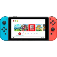 Nintendo Switch V2 2019 consolă portabilă de jocuri 15,8 cm (6.2") 32 Giga Bites Ecran tactil Wi-Fi Negru, Albastru, Roşu