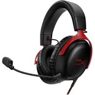 HyperX Cloud III - Gaming Headset (Black Red) Căști Prin cablu Bandă de fixare pe cap USB tip-C Negru, Roşu