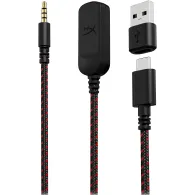 HyperX Cloud III - Gaming Headset (Black Red) Căști Prin cablu Bandă de fixare pe cap USB tip-C Negru, Roşu