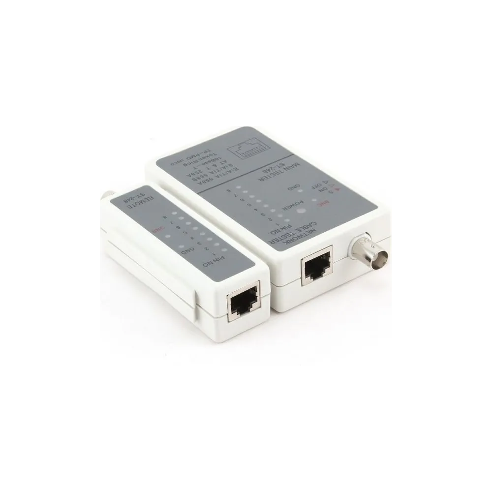 Tester cablu retea gembird pt. cablu utp ftp si coaxial nct-1 (include tv 0.8lei) Gembird - 1