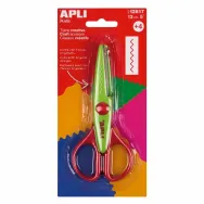 Foarfeca creativa Apli, taiere in zig-zag, verde, 13cm