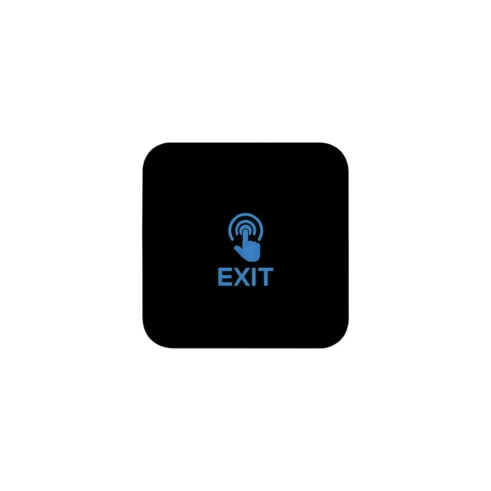 Buton de iesire touch plastic negru montaj aparent