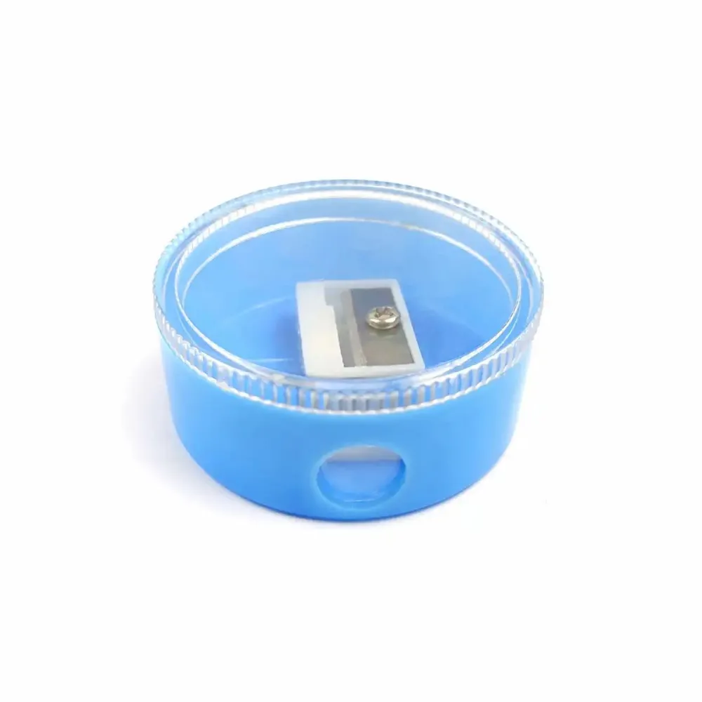 Ascutitoare EVOffice, plastic, container, albastru