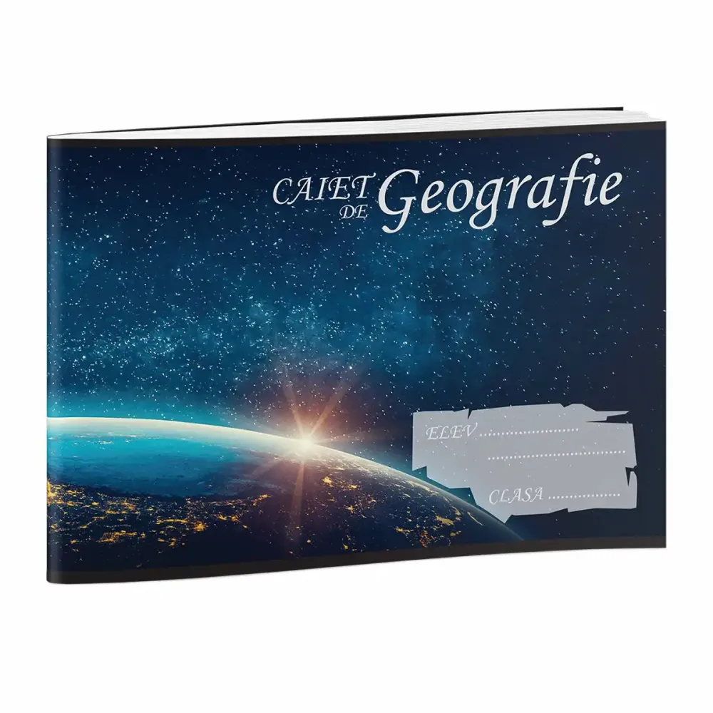 Caiet de geografie, B5, 24 file