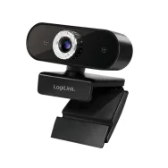 Camera web logilink senzor. 1080p full-hd cu rezolutie video 1920x1080 inclinare 30grade rotatie 180grade microfon cablu 1.45m u