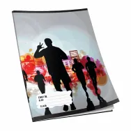 Caiet studentesc dictando, capsat, 80file