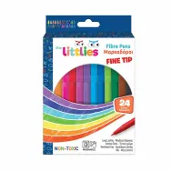 Set carioci The Littlies, varf 2mm, 24 culori