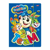 Mapa cu elastic Bambino, A4, multicolor