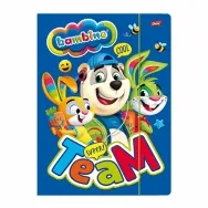 Mapa cu elastic Bambino, A4, multicolor