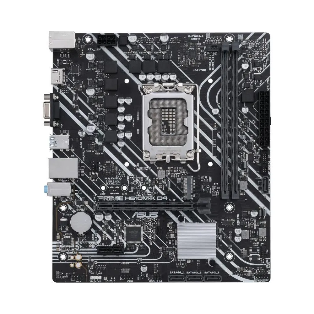 Placa de baza Asus PRIME H610M-K D4, Intel H610, Socket 1700, mATX Asus - 1