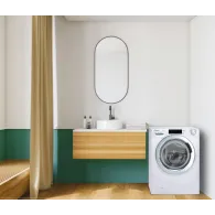 Candy Smart Inverter CSWS 6106TWMCE-S uscătoare pentru mașini de spălat De sine stătător Încărcare frontală Alb D