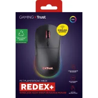 Trust GXT 927 Redex+ mouse-uri Gaming Mâna dreaptă RF Wireless + USB Type-A Cu laser 25600 DPI
